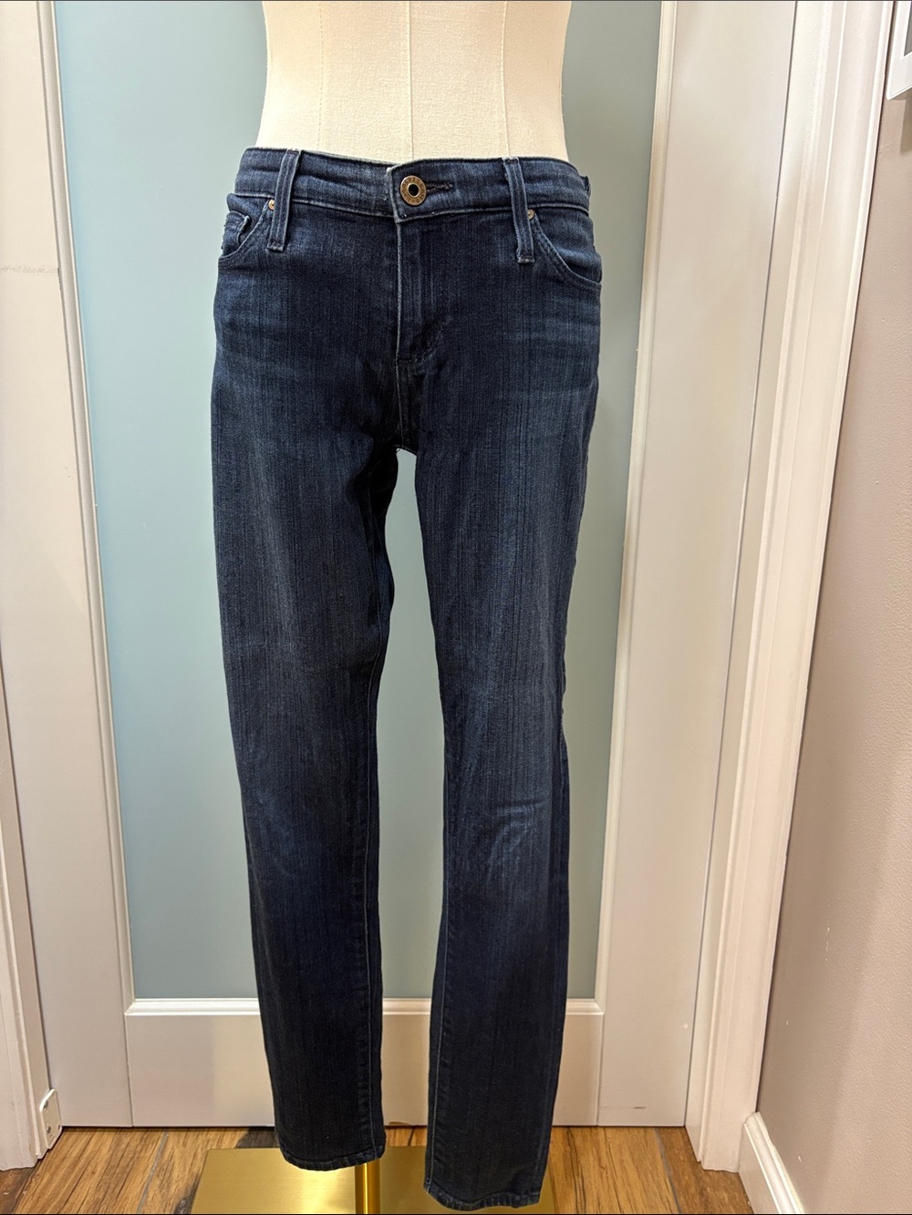 AG Adriano Goldschmied Dark Indigo Skinny Jeans